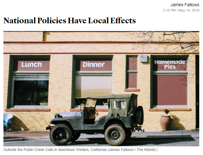 The Atlantic, Our Towns, National Policies have Local Effects